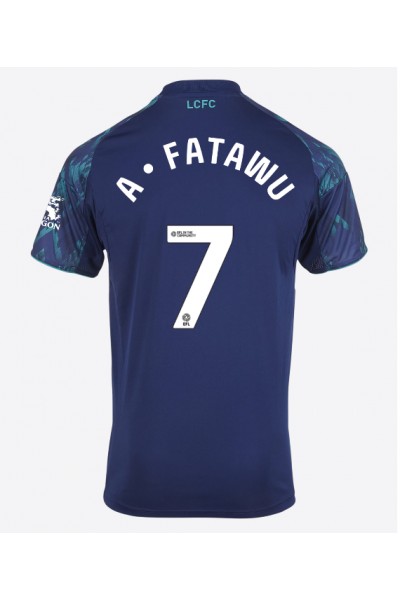 Leicester City Issahaku Fatawu #7 Jalkapallovaatteet Vieraspaita 2025-26 Lyhythihainen Leicester City Issahaku Fatawu #7 Jalkapallovaatteet Vieraspaita 2025-26 Lyhythihainen